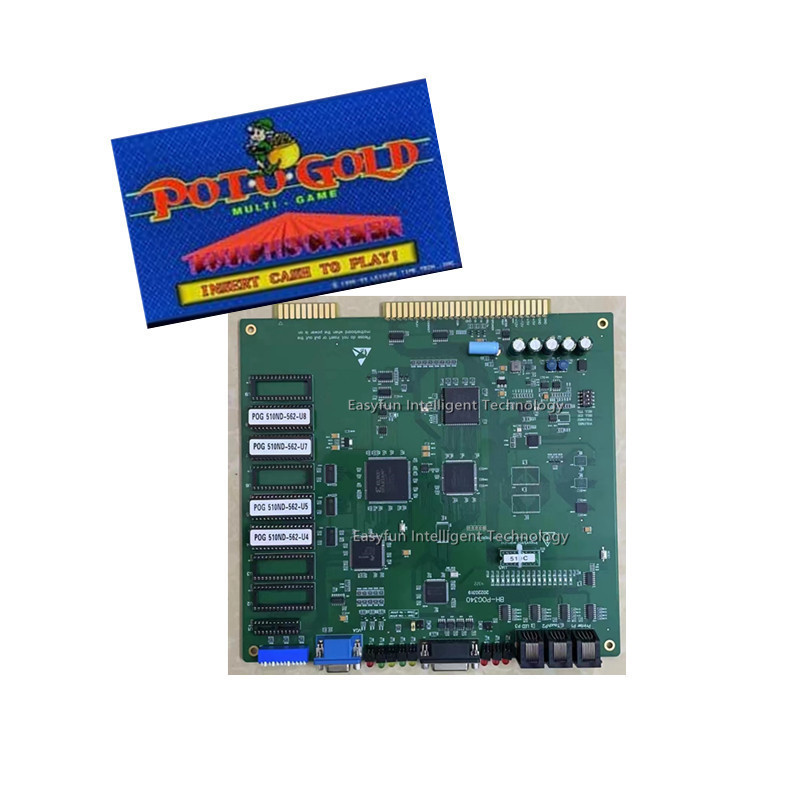 HOTTEST T340 PCB Pot o Gold touchscreen multi-game board POG software version 510