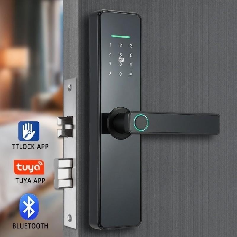 Electronic Fingerprint Cerradura Digital Tuya Home Security Smart Door Lock