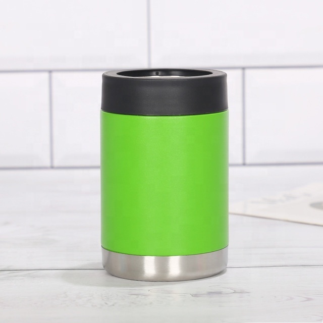 Top Seller 12oz Double Walled Stainless Steel Slim Beer Can Cooler Holder