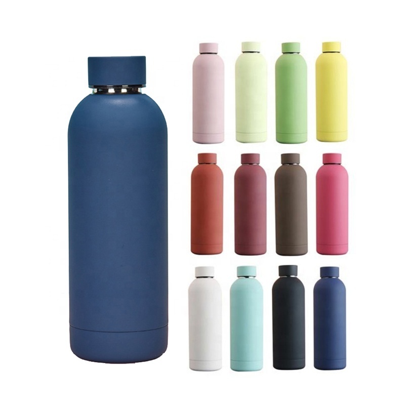 Custom Double Wall Insulated 304 Stainless Steel Milk Yoga Gym Sports Water Bottle Stainless Steel with Custom Logo Water Bottle