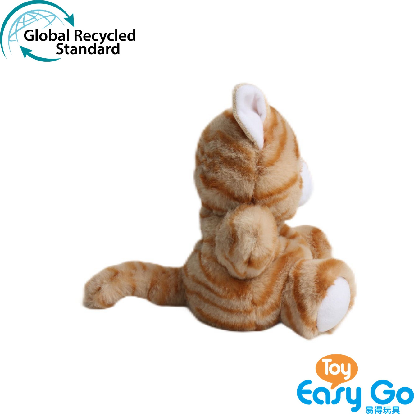 Wholesale cat plush cat toys stuffed plush toy made of recycled polyester