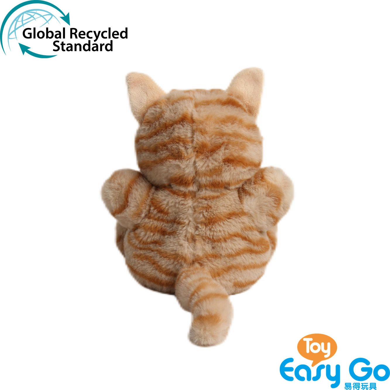 Wholesale cat plush cat toys stuffed plush toy made of recycled polyester