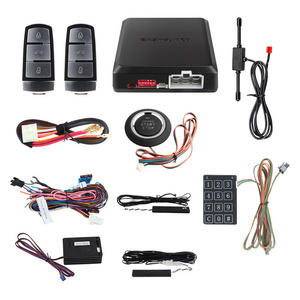 shock warning pke keyless entry push button start auto start remote engine smart entry car alarm