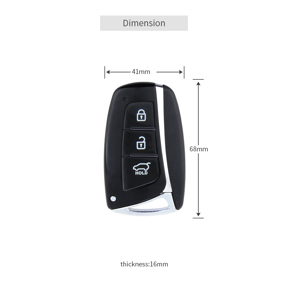 EASYGUARD EC002-HY-NS Push Start Button Smart Key PKE keyless Entry Remote Start Touch Password keypad Shock Warning