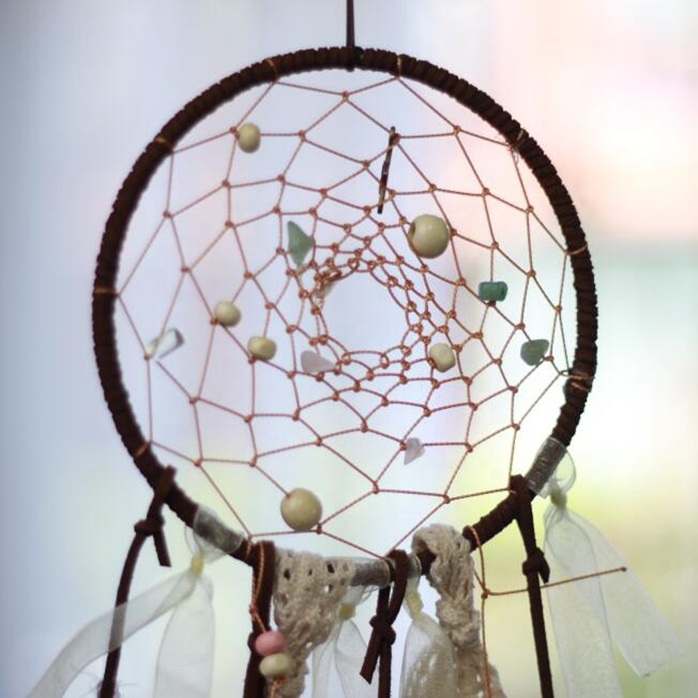 DIY Dream Catcher Pure Natural Feather Making Supplies Semi-finished Handmade Craft Kits - Shining Ocean