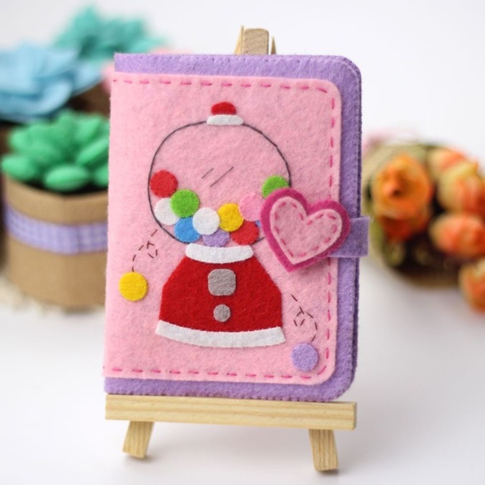 Non-woven Fabrics Non Woven Cloth Felt Handmade Wallet DIY Making Supplies Needle Sewing Kit Innovative Gift Present