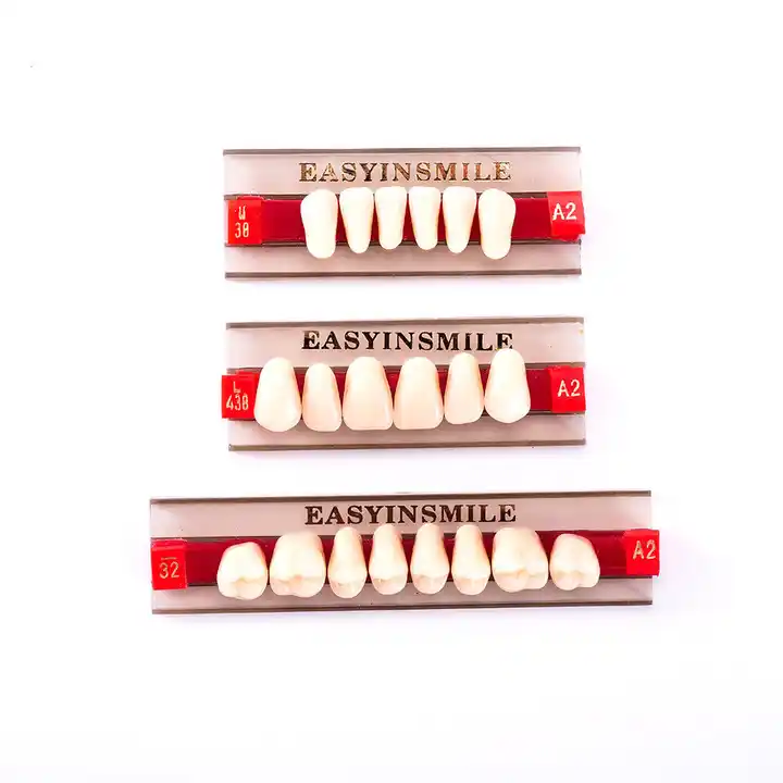 Easyinsmile 84/96Pcs Dental Denture Acrylic Resin Teeth DIY for dental clinic