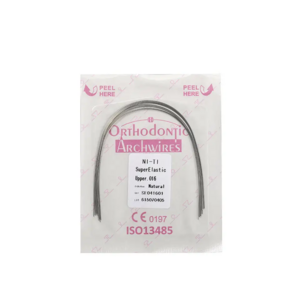 Easyinsmile Super Elastic Dental Archwires Orthodontics NiTi Arch Wires Round Section Upper and Lower Archwires