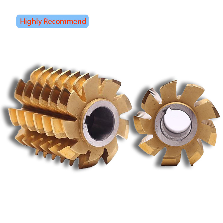 Worm Gear Hob Cutters Gear Cutting Tools Machine Cutter Material HSS M35 Bevel Gear Cutter