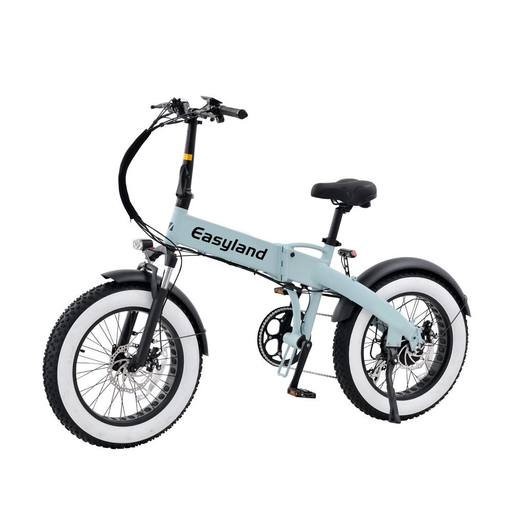 Customized 8 speed shimano electric folding bike fat tire 48v rear hub motor dirt e-bike foldable electric assist bicycle