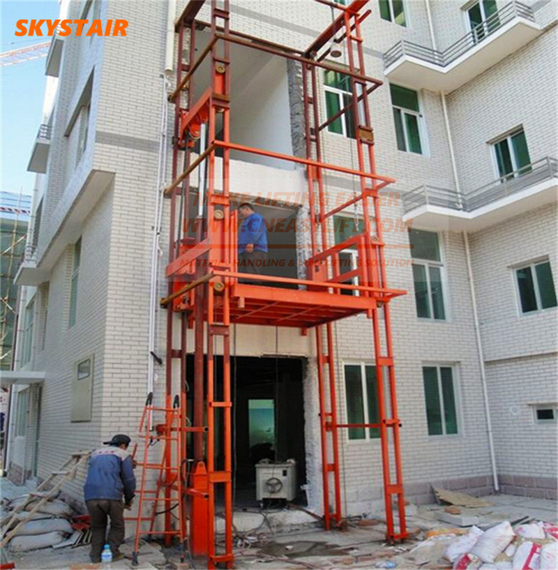 goods cage lift small freight elevator hydraulic small goods lift goods elevator