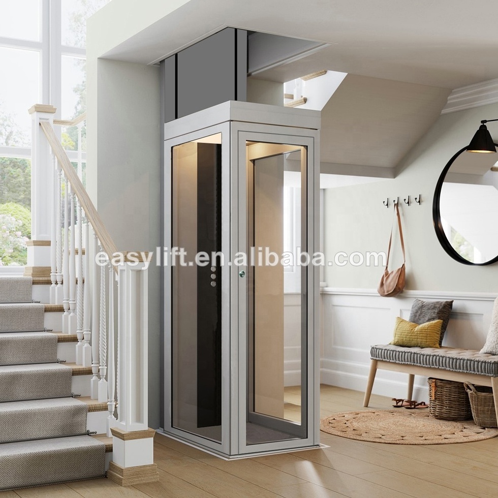 Hydraulic home elevator lift Small elevator for 2 person Villa elevator