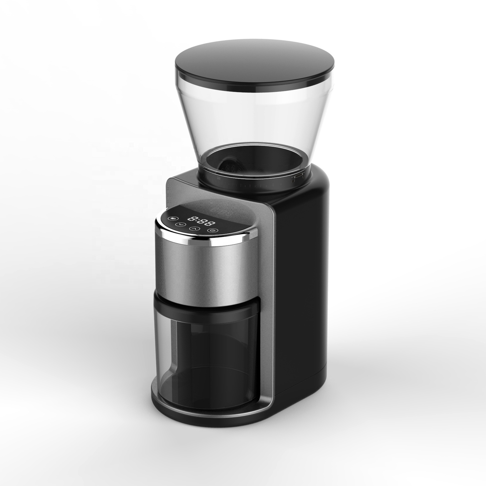 Travelling Portable Italian Manual Coffee Grinder Double Wall Hand Crank Coffee Grinder with Adjustable grinder mill