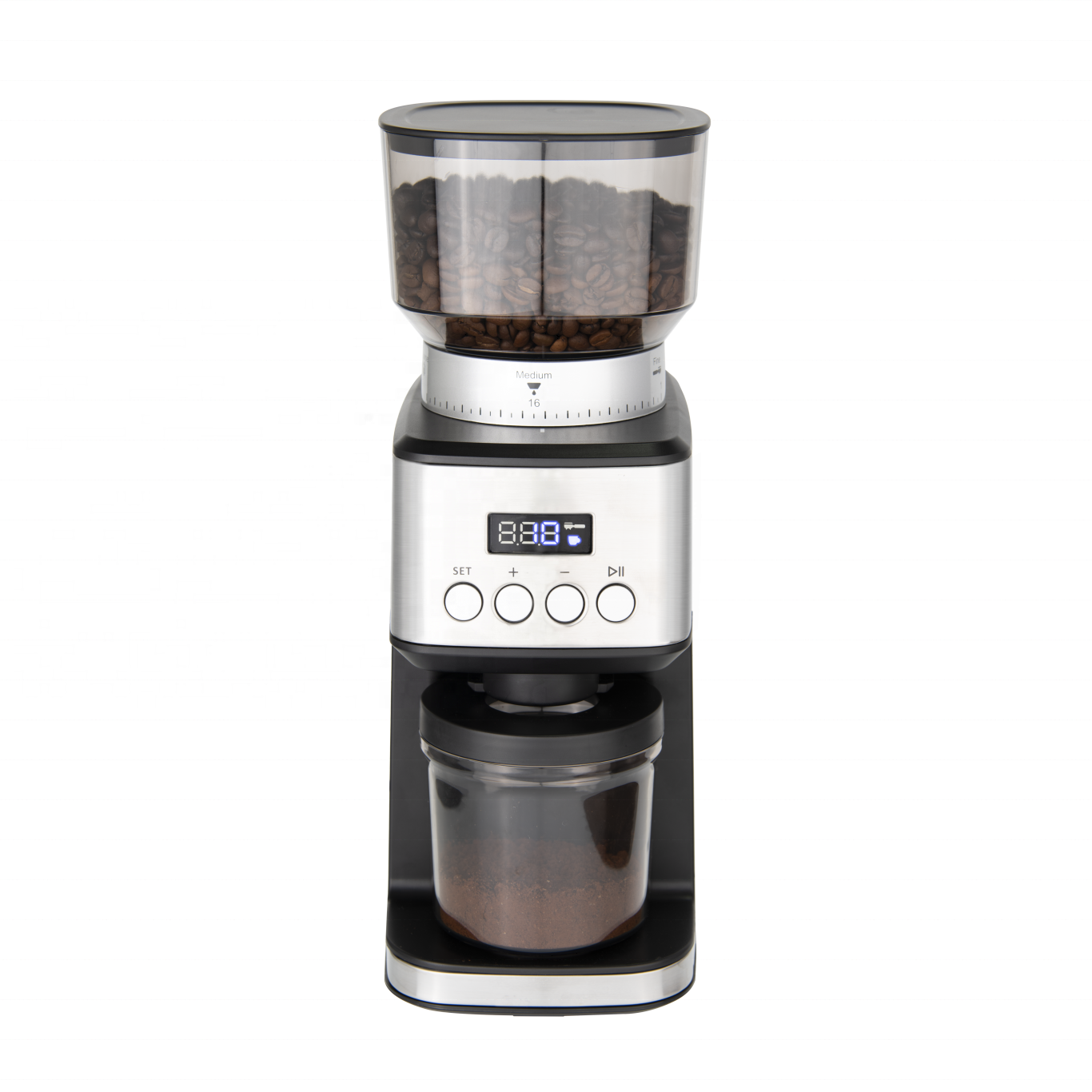 Stainless Steel Italian 110V 60Mm Espresso 1Zpresso Manual Burr Commercial Electric  Coffee Grinder