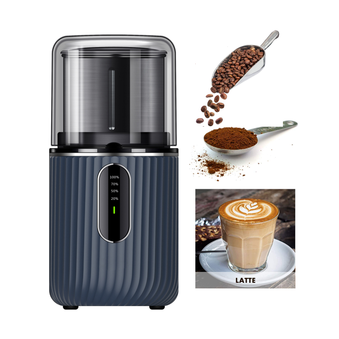 Hot Manufacturer Grind Coffee Mill black and white Usb-C rechargeable portable electric coffee bean grinder