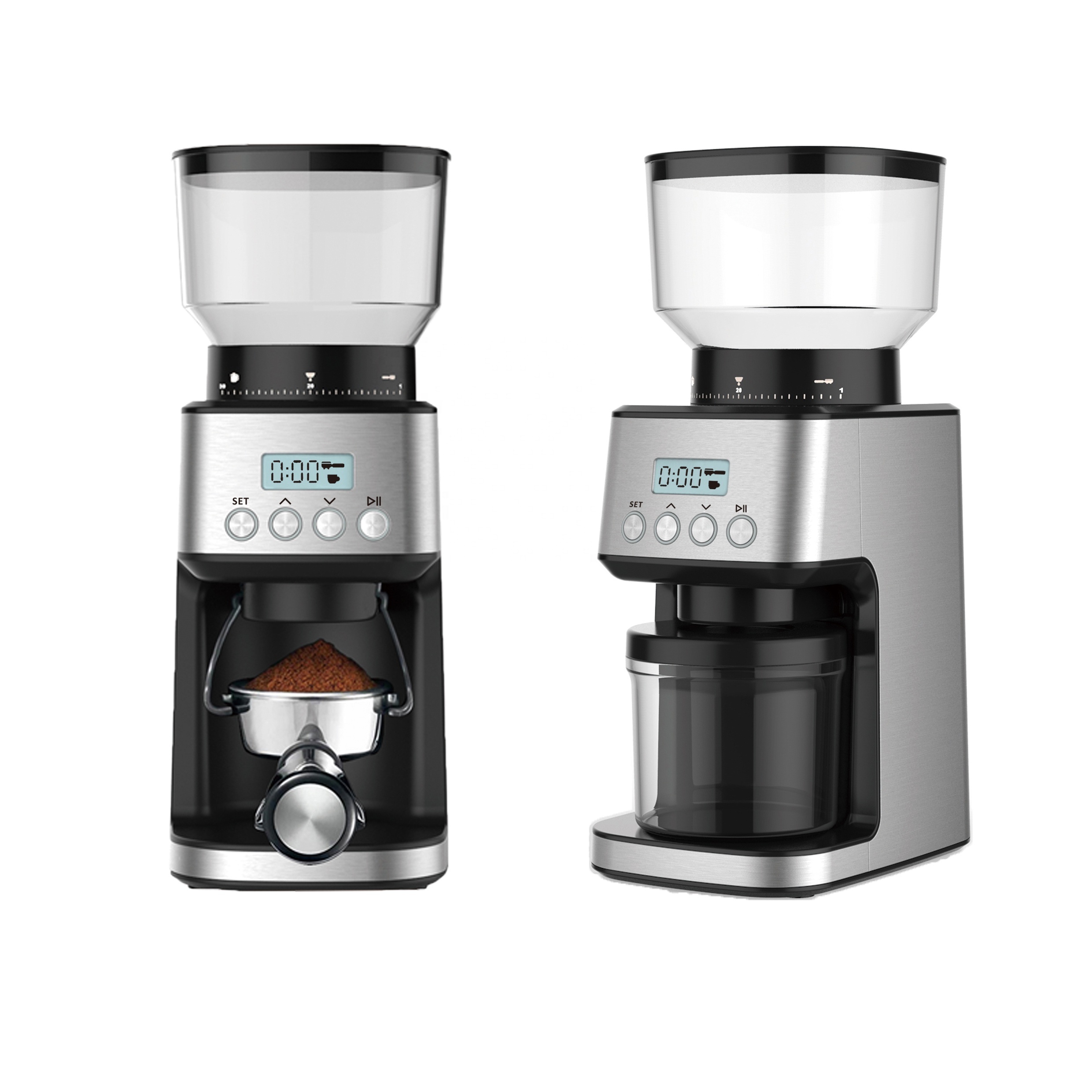 Professional Titanium Burr Commercial Coffee Grinder Electric Coffee Grinder Machine/Automatic coffee mill