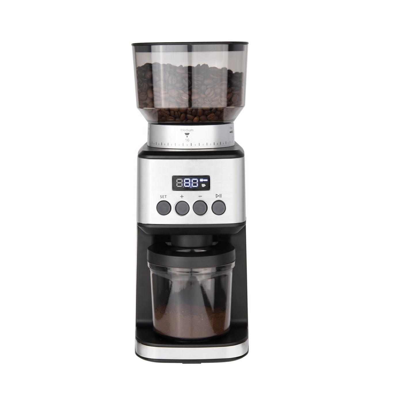 Stainless Steel Italian 110V 60Mm Espresso 1Zpresso Manual Burr Commercial Electric  Coffee Grinder