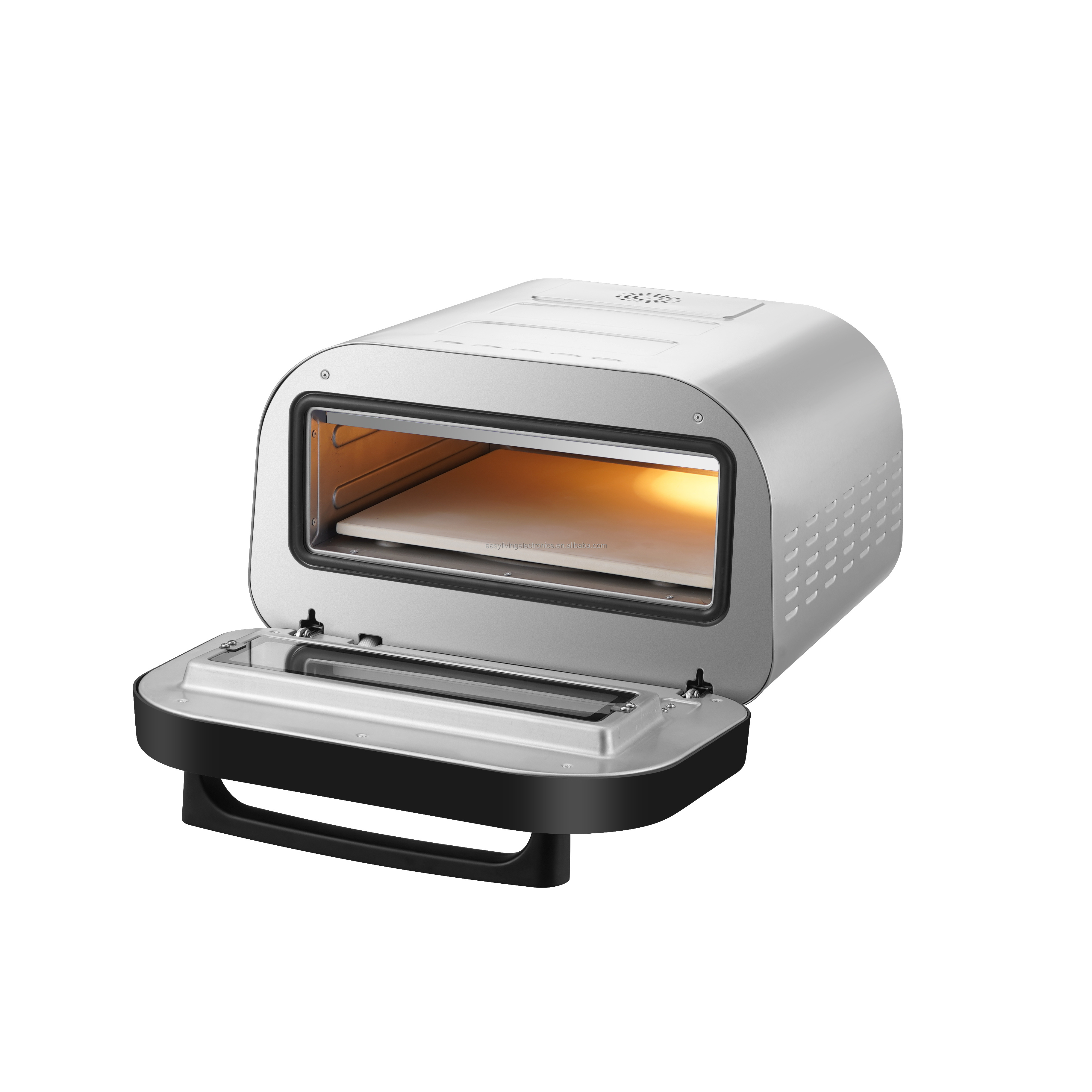 12'pizza 1700W 400C 750F Stainless Steel Factory direct supply Electric Pizza oven Electric Pizza Oven automatic Pizza oven