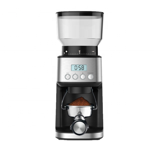 Electric Conical coffee grinder 31 grind settings 150W powerful DC motor for coarse espresso Turkish fine