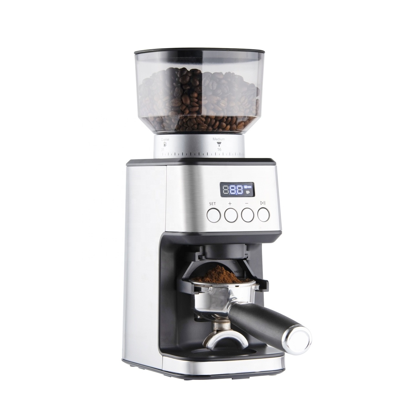 Professional Titanium Burr Commercial Coffee Grinder Electric Coffee Grinder Machine/Automatic coffee mill