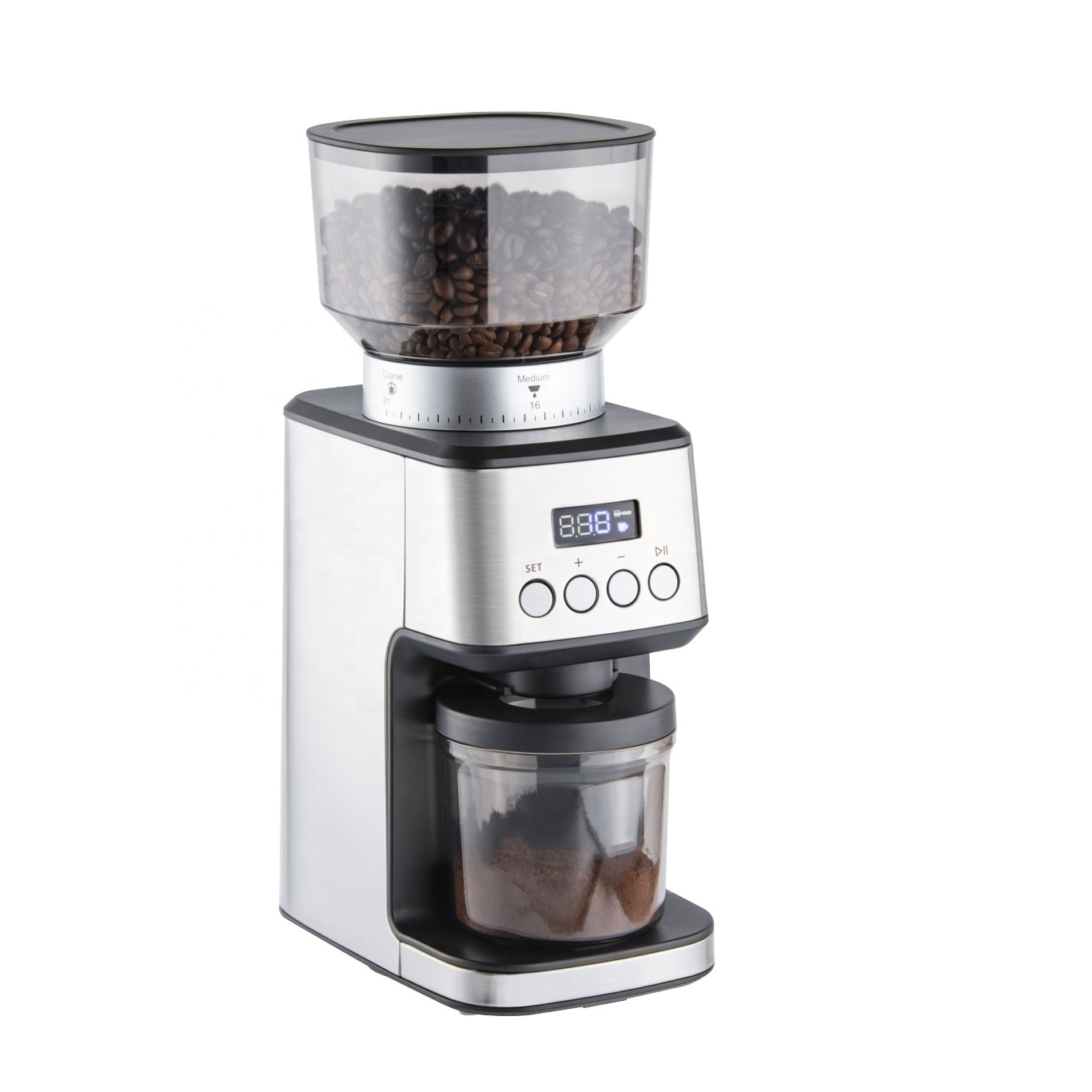 Professional Titanium Burr Commercial Coffee Grinder Electric Coffee Grinder Machine/Automatic coffee mill