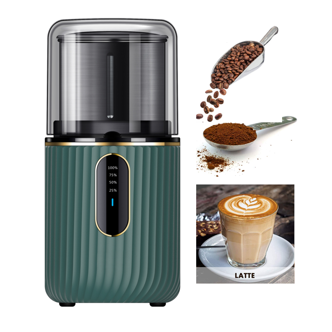 Hot Manufacturer Grind Coffee Mill black and white Usb-C rechargeable portable electric coffee bean grinder