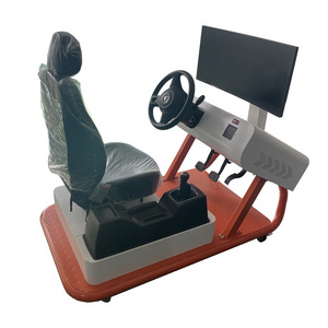 portable automobile training simulator for driving school