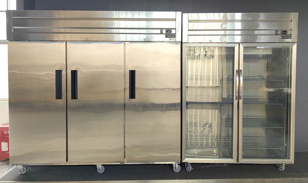 High Quality Upright Commercial Kitchen Refrigerator And Freezer