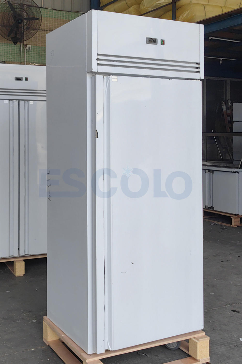 Commercial kitchen single temperature stainless steel durable vertical refrigerator and freezer