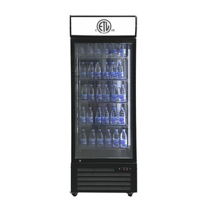 Best Selling ETL Upright Single Door 800L Energy Drink Display Refrigerator Showcase Drink Cooler for Superior Beverage Cooling