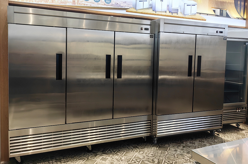 High Quality Upright Commercial Kitchen Refrigerator And Freezer