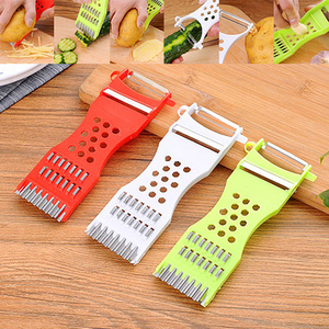 Kitchen Accessories Manual Tools 5 in 1 Multifunction Fruit Peeler Slicers Graters Vegetable Cutter