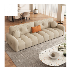 French wohnzimmer beige living room sofa set comfortable white sectional modular designer cloud couch nordic sofa