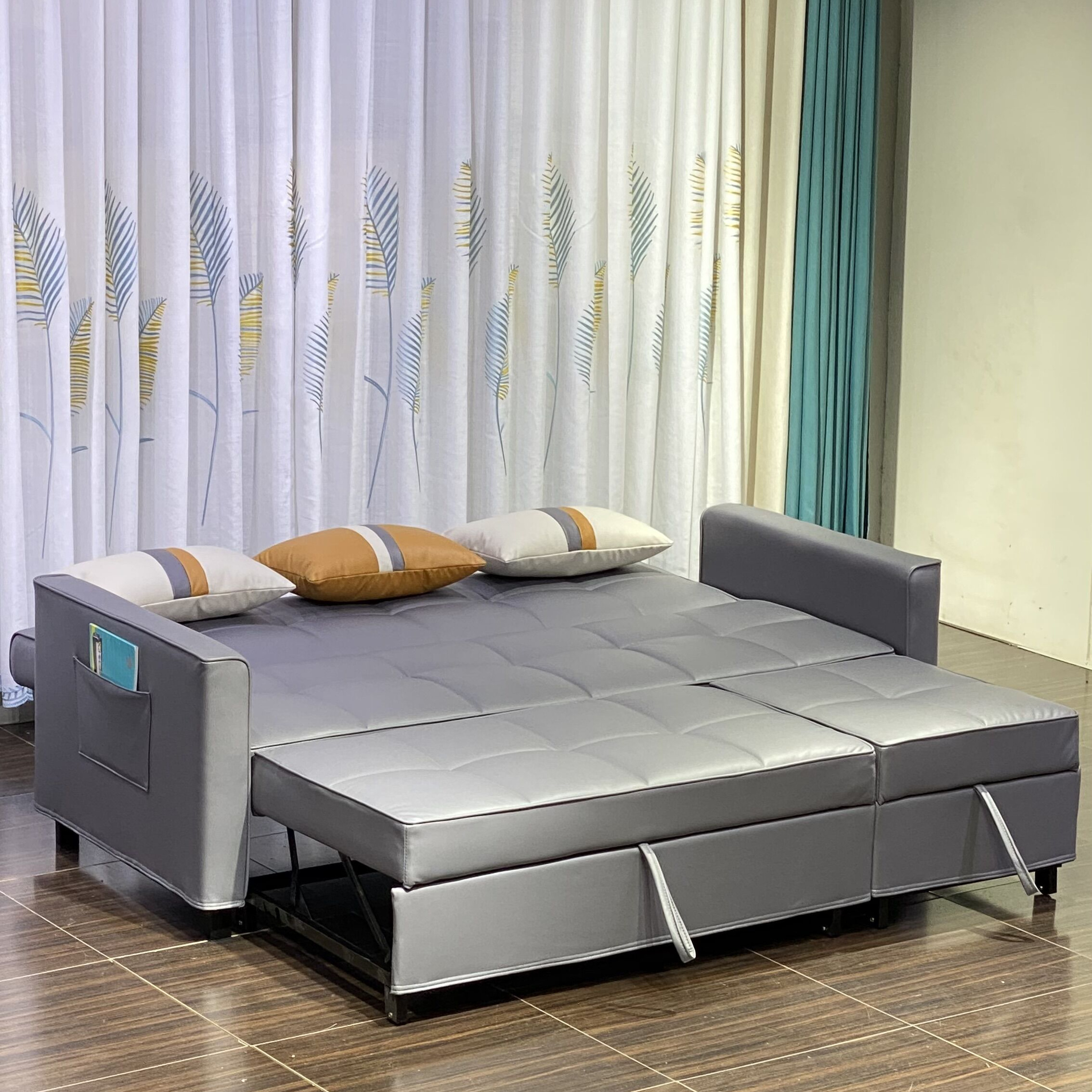 Factory distributor price pullout sofa bed king size bed sofa cama for living room