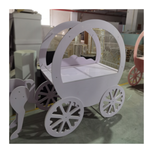 Newest Creative Design High Quality PVC Customized Baby Shower Candy Cart For Wedding Supplier