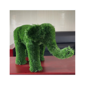 Artificial Garden Decoration Topiary Animal Elephant Figurine for wedding decoration