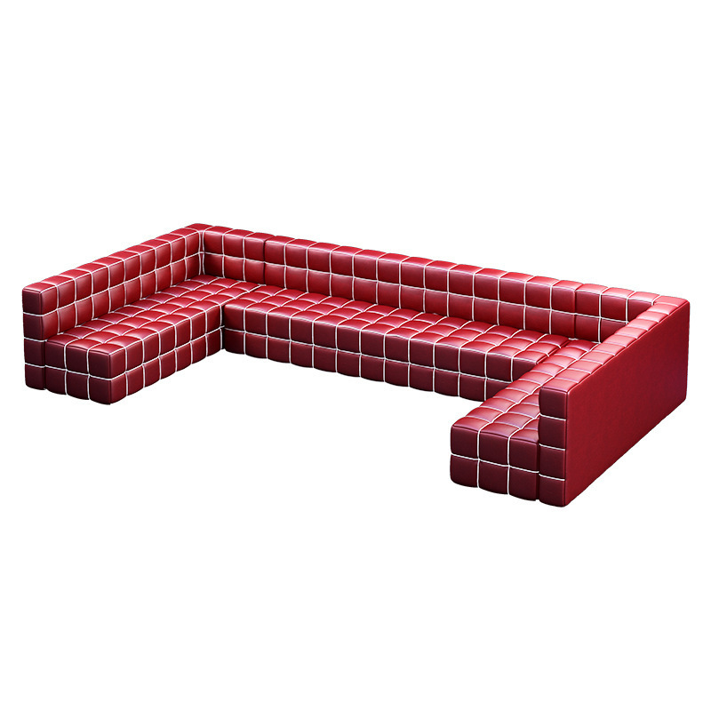 Luxury Bar Club Chesterfield Sofa Furniture customized wooden beach club furnitures sofa booth night club sofa karaoke furniture