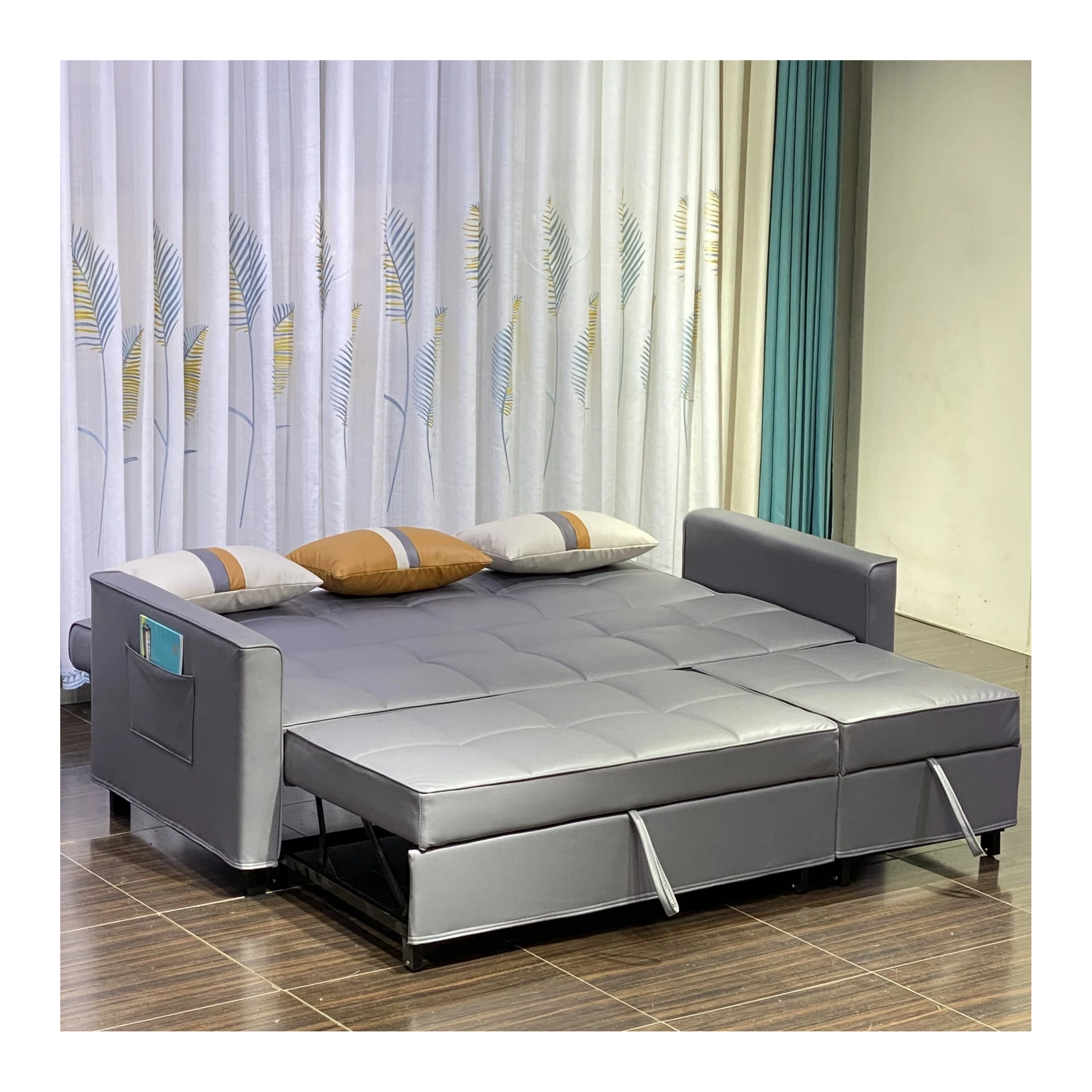 Factory distributor price pullout sofa bed king size bed sofa cama for living room