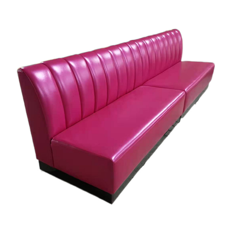 Wholesale Restaurant U Shape Leather solid Wood Modern American Style Sofa Sets Sofa Booths Seating Furniture for Nightclub