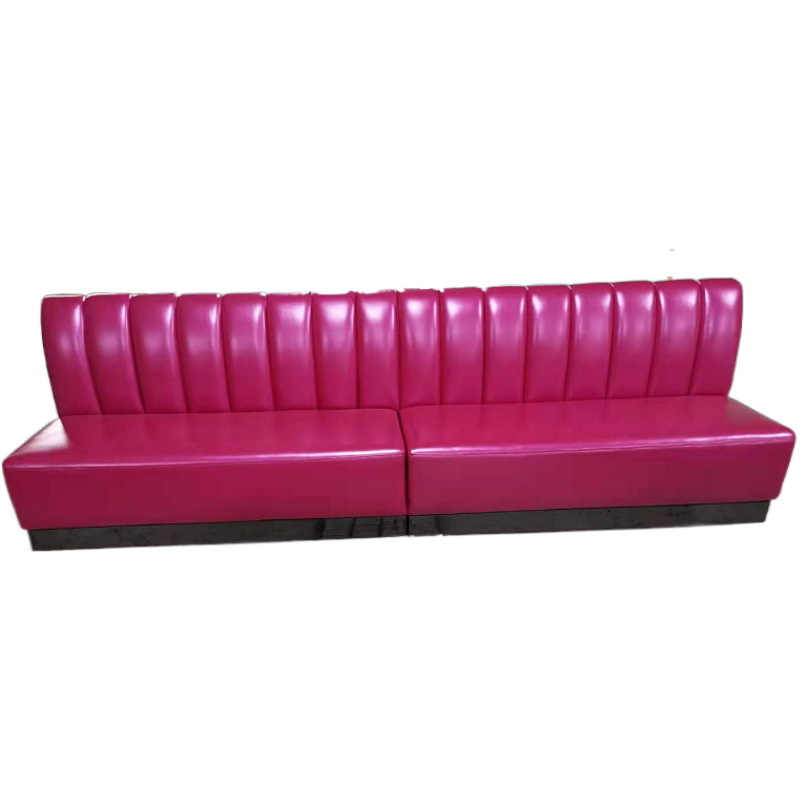 Wholesale Restaurant U Shape Leather solid Wood Modern American Style Sofa Sets Sofa Booths Seating Furniture for Nightclub