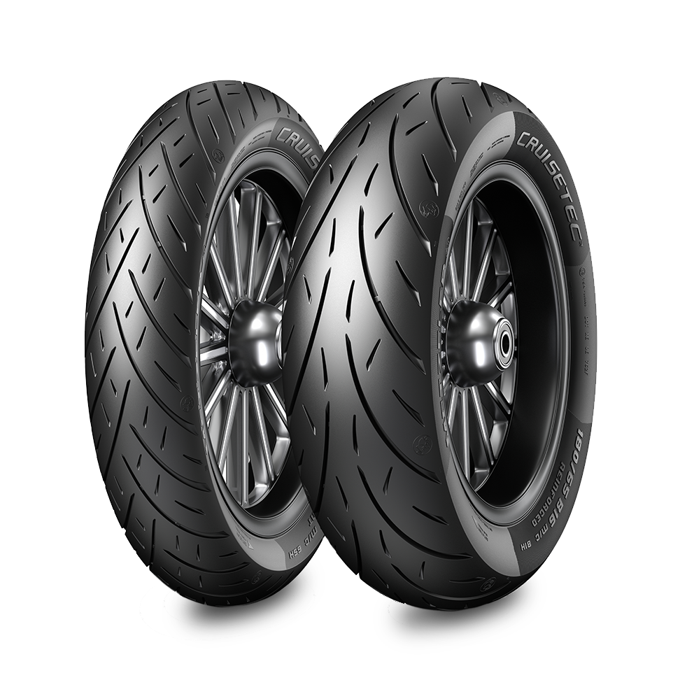 High performance tire designed for cruiser and touring motorcycles