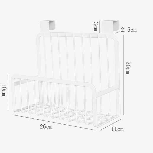 Cheap Price Kitchen Storage Rack Door Hanging Metal Spice Rack Shelf Creative Hanging Storage Basket