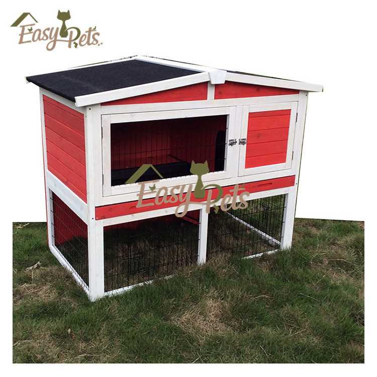 Large Guinea Pig House Hamster Hedgehog hot Selling garden pet animal WoodenGuinea Pig Hutch Habitat Cage Rabbit House for sale