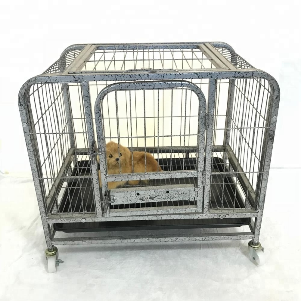 modular strong aluminum folding Stainless Folding Foldable Square Tube pet wire mesh reptile metal Steel Dog Cage