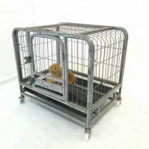 modular strong aluminum folding Stainless Folding Foldable Square Tube pet wire mesh reptile metal Steel Dog Cage