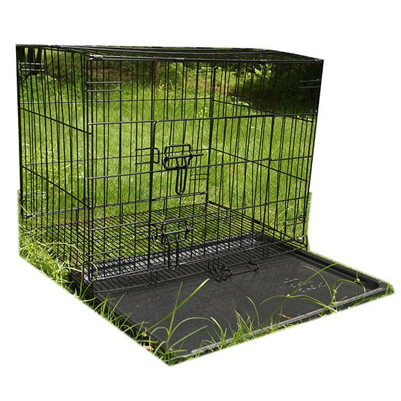 top seller China Supplier Wholesale Metal stainless Steel Crates Wire Mesh Folding Collapsible pet Outdoor dog cage