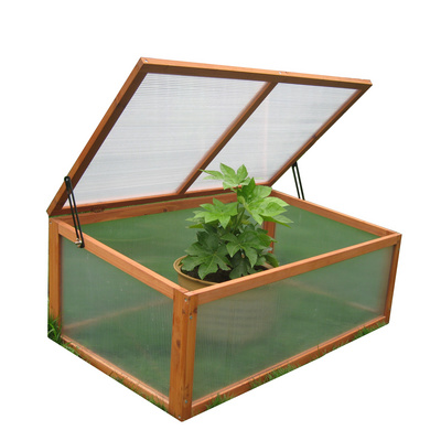 PVC Protection Mini Garden Furniture Wooden Factory Custom Translucent Greenhouse Growing Grow Plants Growing House Plant Growth