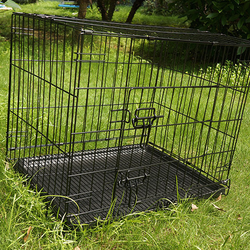 top seller China Supplier Wholesale Metal stainless Steel Crates Wire Mesh Folding Collapsible pet Outdoor dog cage