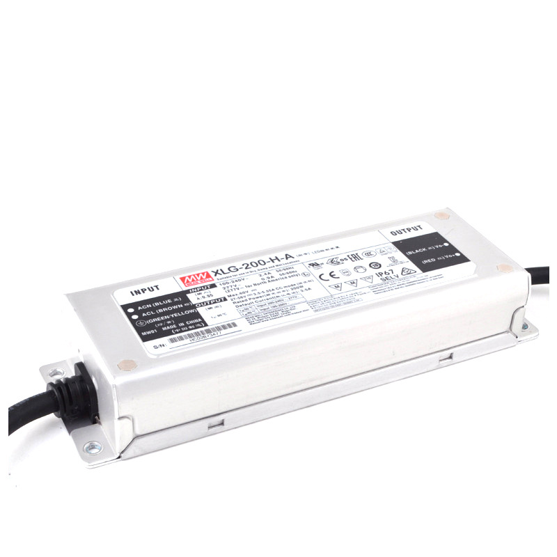 Meanwell power supply XLG-200-H-A 200W 3500mA Constant Power Mode ac/dc LED Driver