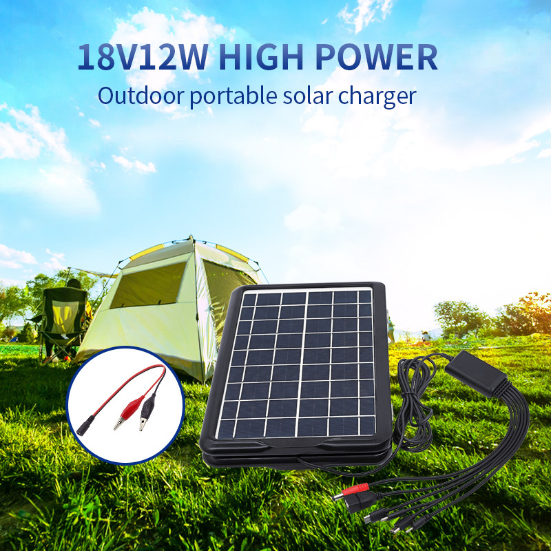 Easy Power high quality warehouse solar 18v 12w monoorganic  solar panels made in China with best price